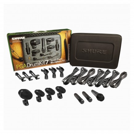 PGA DRUMKIT7 - zestaw mikrofonów do perkusji Shure - PGA52, 57, 56(x3), 81(x2)
